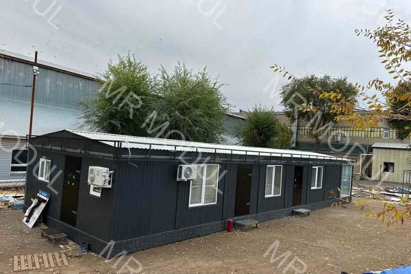 Модульное здание 115м2 артикул 100154 вид 2 фасад