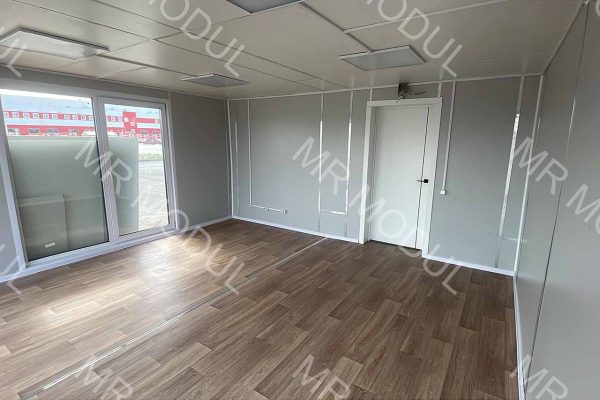 Модульное здание 400 м2 фото в интерьере вид 9