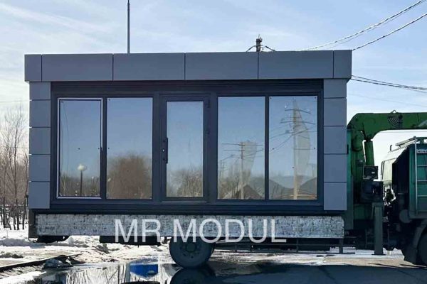 павильон торговый модульный артикул 500150 вид 4 фасад