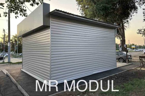 Павильон торговый модульный артикул 500154 вид 6 фото фасада сзади