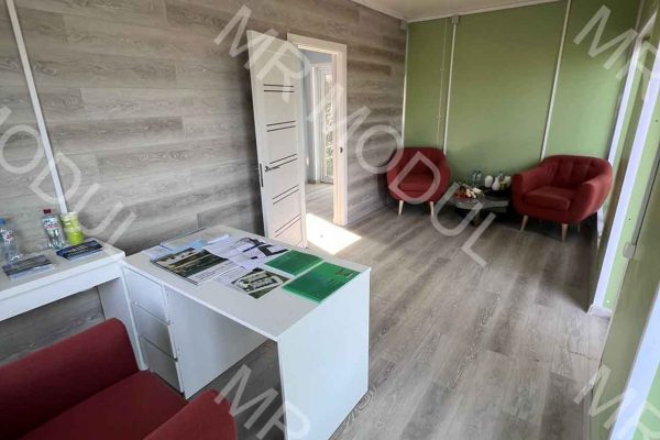 Павильон торговый модульный артикул 500158 вид 2 фото в интерьере