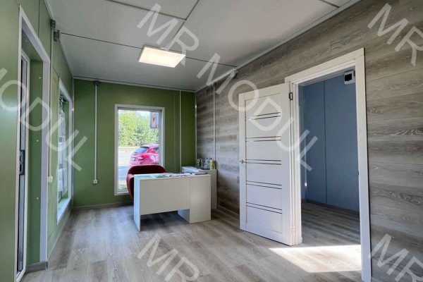 Павильон торговый модульный артикул 500158 вид 5 фото в интерьере