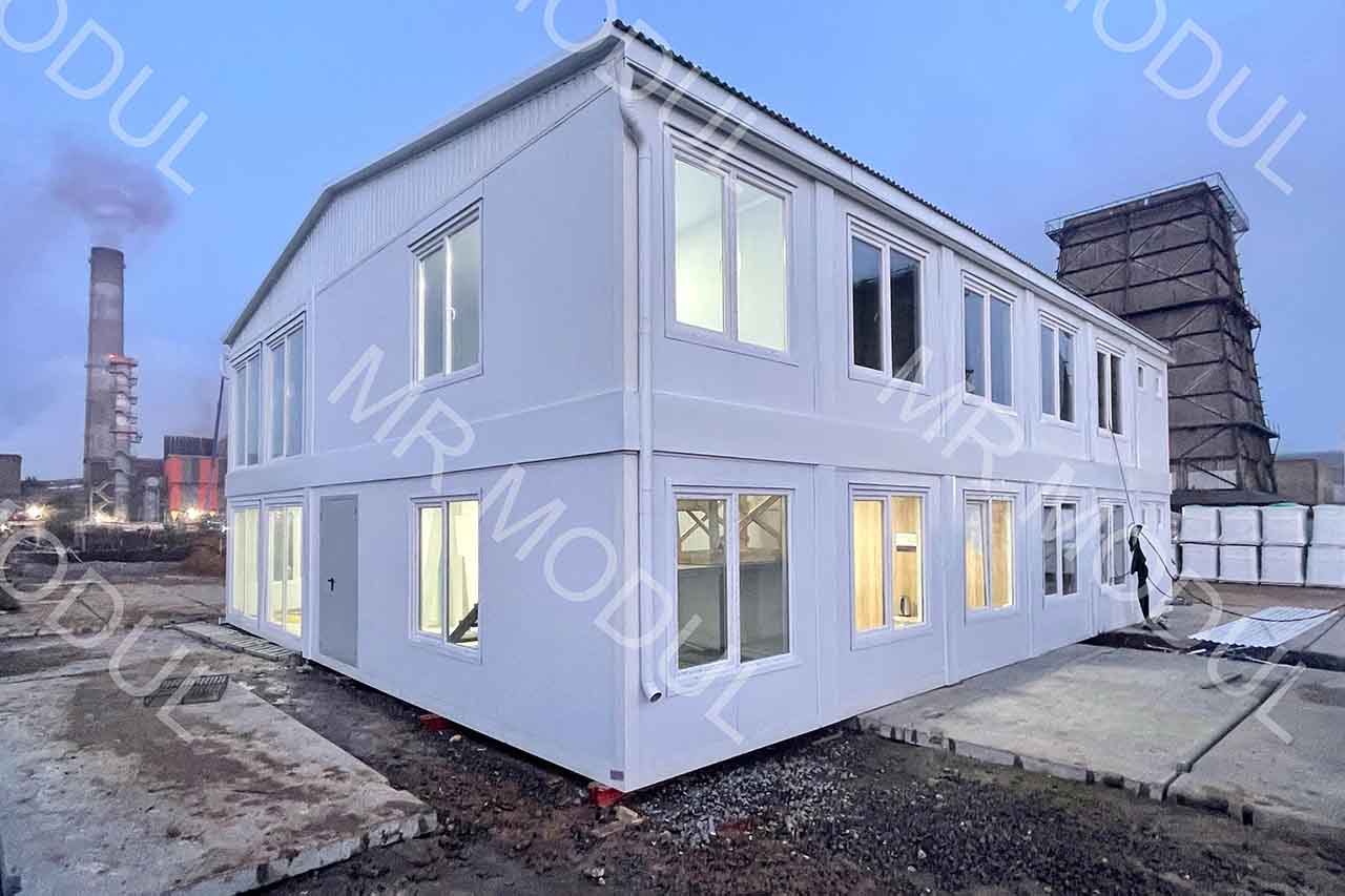 Модульное здание 345м2  100150 вид 2