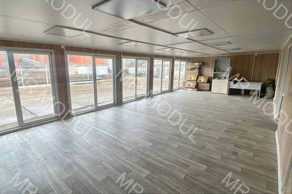 Модульное здание 345м2 артикул 100150 фотография внутри интерьер 4