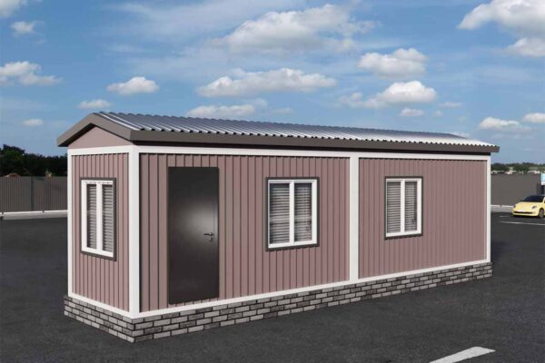 модульная раздевалка 23 м2 артикул мр 1 - 23 фасад вид1