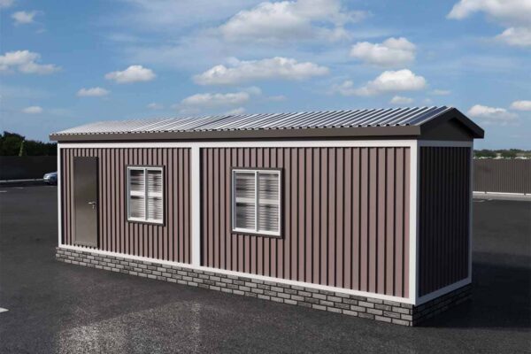 модульная раздевалка 23 м2 артикул мр 1 - 23 фасад вид2