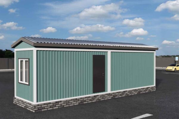 Модульная столовая 23 кв.м. артикул мс 5 - 23 фасад вид 2