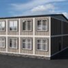 Модульное офисное здание площадью 230.4 кв.м. артикул ВП3-230