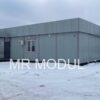 Модульное здание 200 кв.м. в Кемерово вид с фасада 3