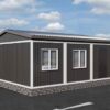 Модульное здание абк 43 кв.м. артикул АБК 3 - 43 фасад вид 2