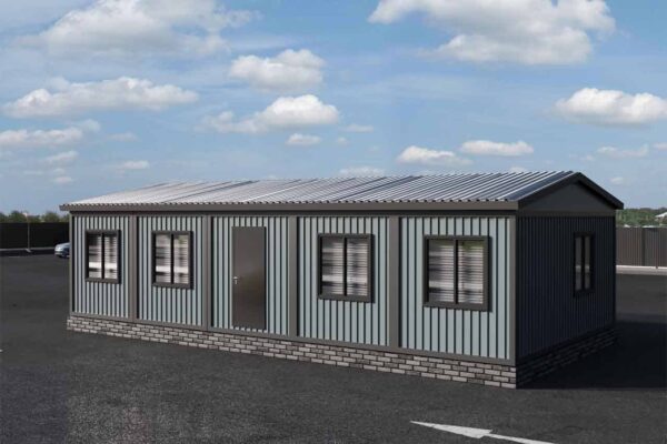 Модульное здание абк 72 кв.м. артикул АБК 4 - 72 фасад вид 1