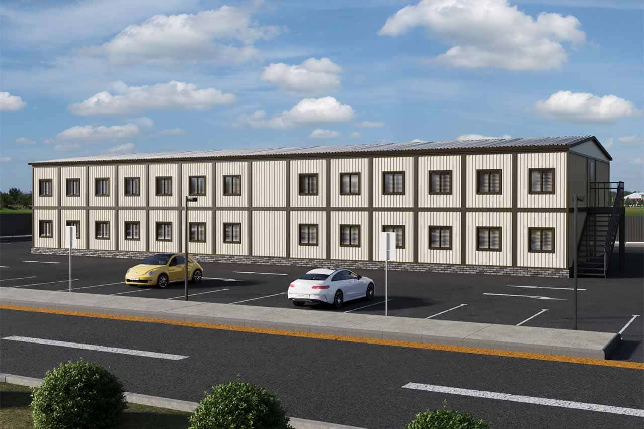 Модульное здание общежития МО 1 - 806