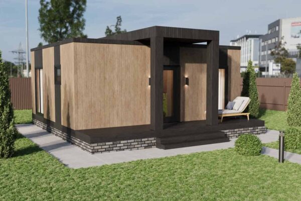 Модульный дом 43 кв.м. мд-6-43 вариант 2 вид 2