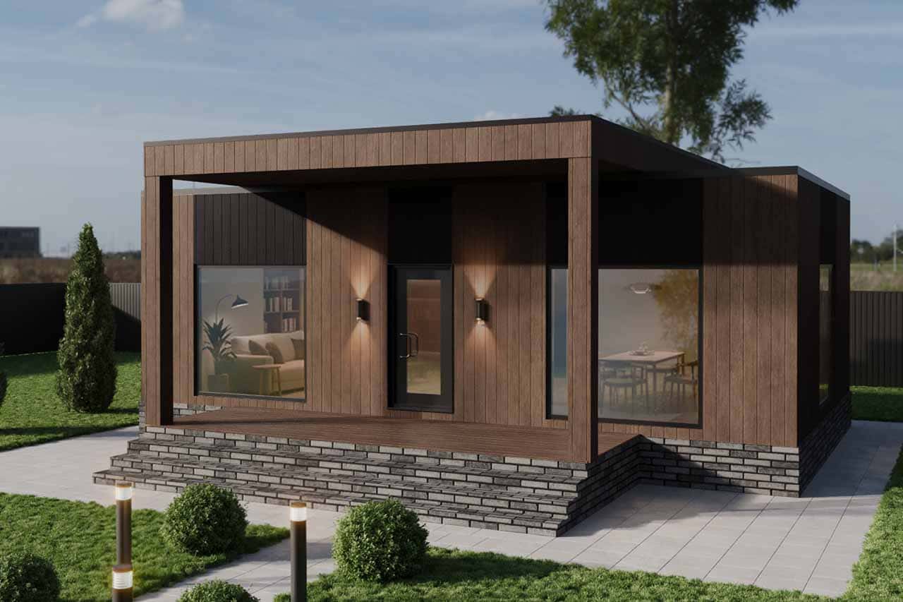 Модульный дом 50 м2 МД-5-50