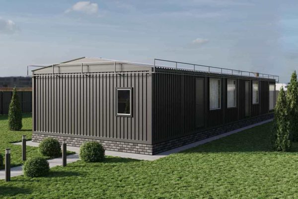 Модульный офис 115м2 6х19,2м вид 2