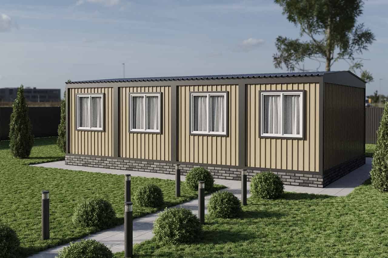 модульный офис 57.6м2 9,6х6м