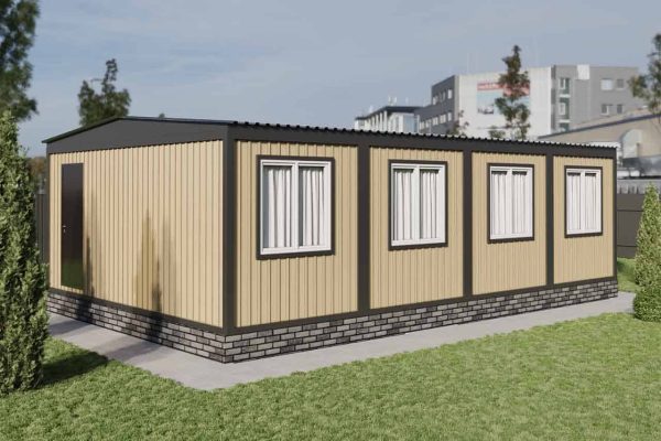 модульный офис штаб строительства 57.6м2 9,6х6м