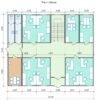 План 1 этажа модульного офисного здания 346 кв.м. артикул МОЗ 2 - 346