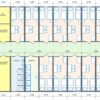 Планировка модульного общежития 276 кв.м. артикул МО7 - 276