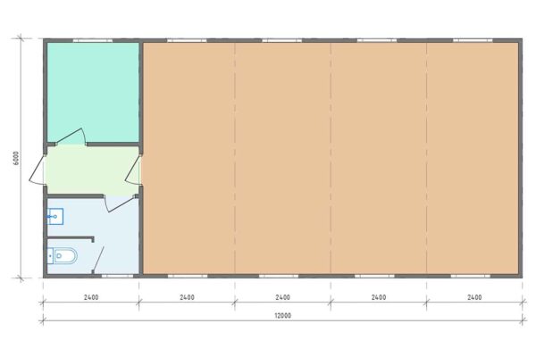 Планировка модульной столовой артикул МС3 - 72