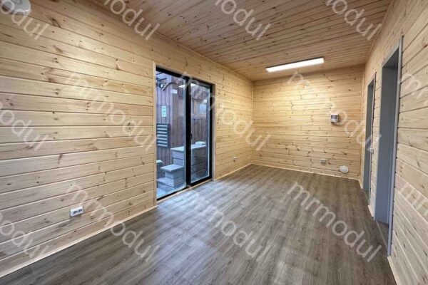 Модульный дом Модерн 36 кв.м фото в интерьере