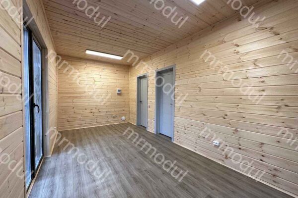 Модульный дом Модерн 36 кв.м фото в интерьере 2