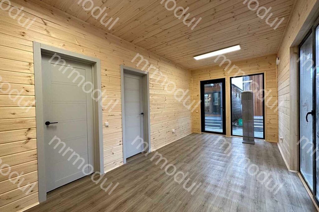 Модульный дом Модерн 36 кв.м фото в интерьере 3