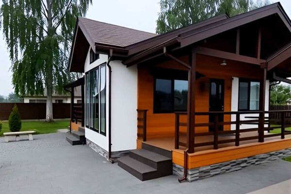 Барнхаус БД-10-85 фасад вид 3