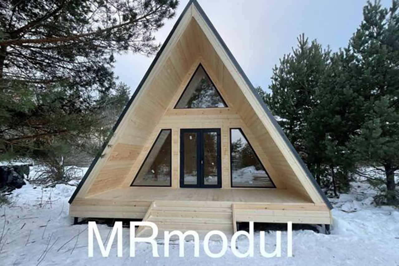 Каркасный дом а фрейм под ключ артикул 1-80 1280x853px