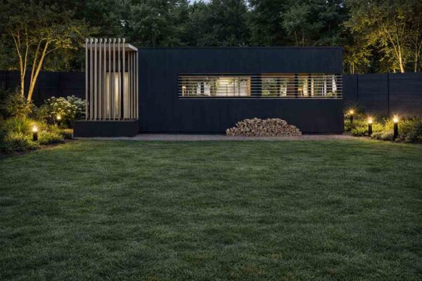 Модульный дом 46 м2 МД-35-46 вид фасада 2