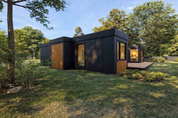 Модульный дом вид фасада 2 МД-29-95