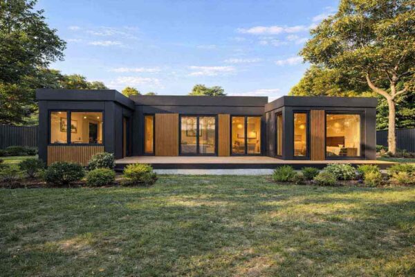 Модульный дом вид фасада МД-29-95