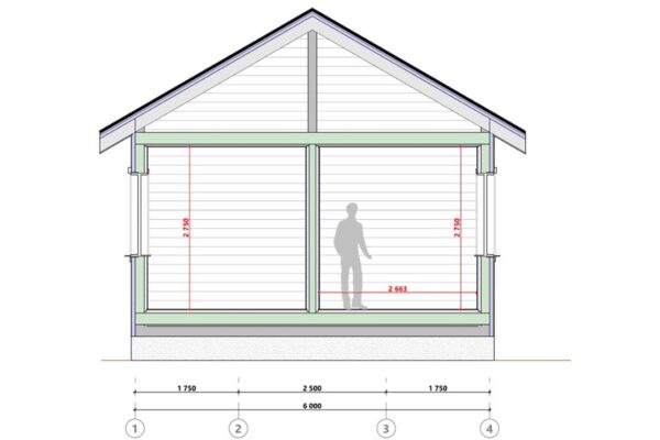 разрез 2-2 барнхауса БД-9-66