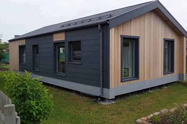 вид боковой с другой стороны каркасный дом 130,3 кв.м.