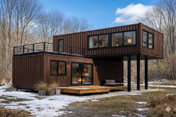 Двухэтажный модульный дом МД-42 главный