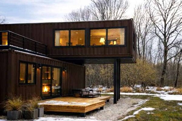 Двухэтажный модульный дом МД-42 вид 5