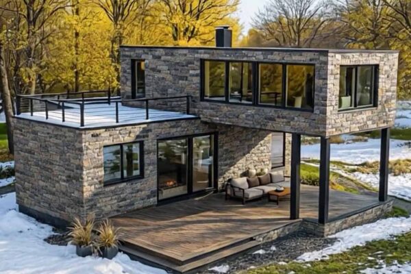 Модульный дом МД-43-80 2 этажа