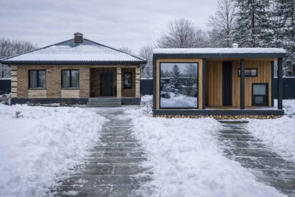 Модульная баня 4-19 вид 6 фасад