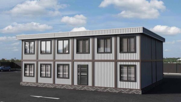 Модульное здание 346 м2 МОЗ-2-346