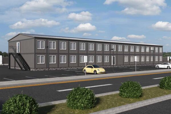 Модульное офисное здание 518 м2 МОЗ-3-518