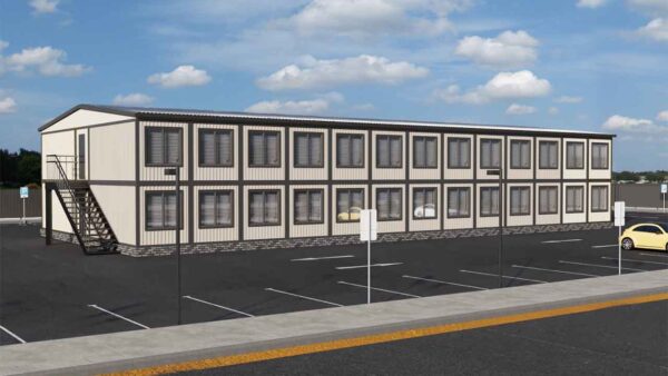 Модульное здание общежития 873.6 м2 ВП-1-874