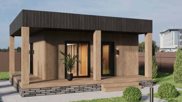 Модульный дом 29 м2 МД-5-29