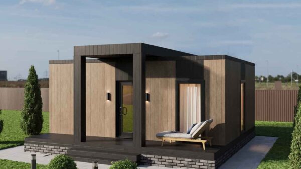 Модульный Барнхаус 43 м2 МД-6-43 вариант 2