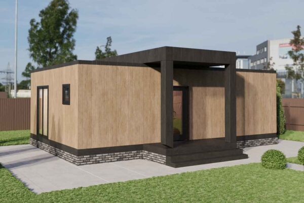 Модульный дом 58 м2 МД-7-58