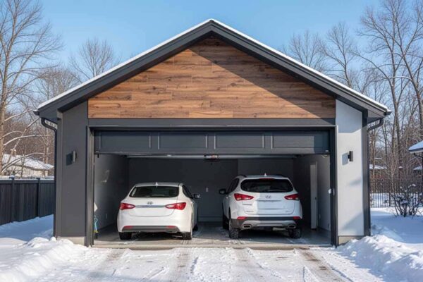 Модульный гараж МГ-3 на две машины