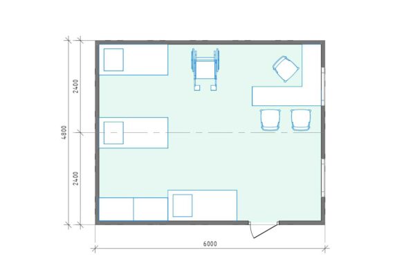 Фельдшерско акушерский пункт 29 м2 ФАП-5-29